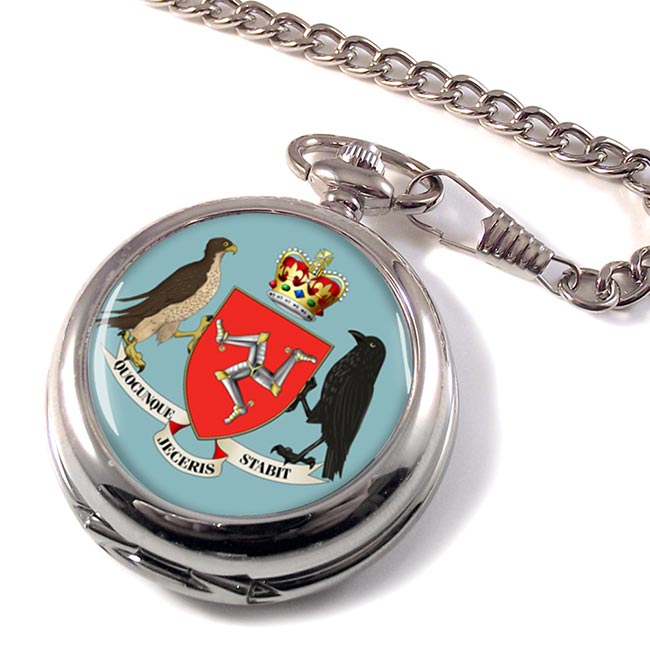 Isle of Man Coat of Arms Pocket Watch