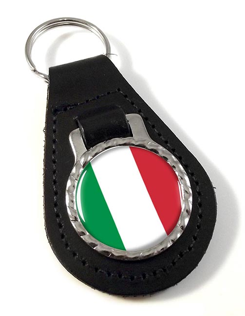 Italy Italia Leather Key Fob