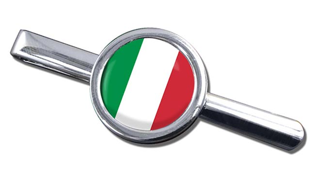 Italy Italia Round Tie Clip