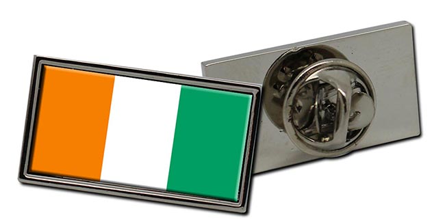 Cote d'Ivoire (Ivory Coast) Flag Pin Badge