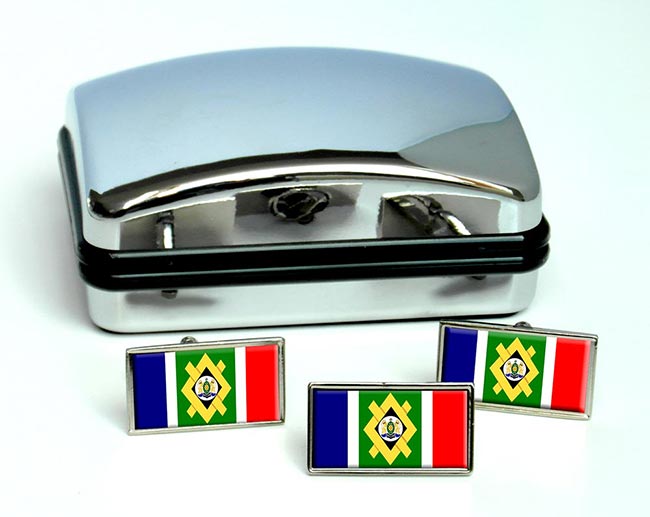 Johannesburg (South Africa) Flag Cufflink and Tie Pin Set