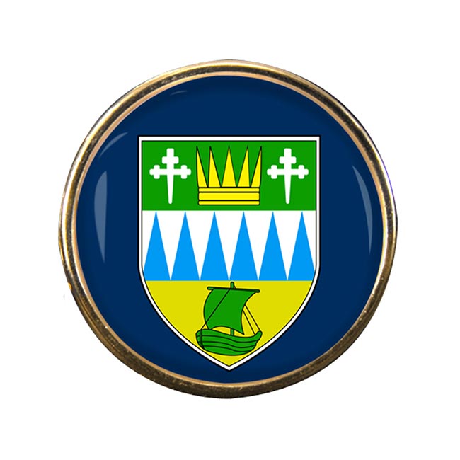 County Kerry (Ireland) Round Pin Badge
