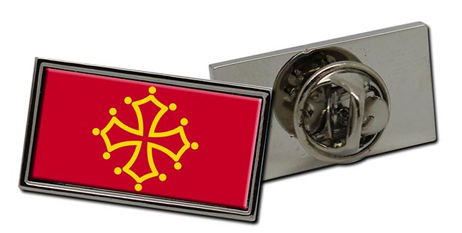 Languedoc et Midi-Pyrenees (France) Flag Pin Badge