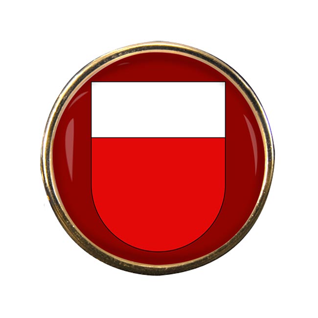 Lausanne (Switzerland) Round Pin Badge