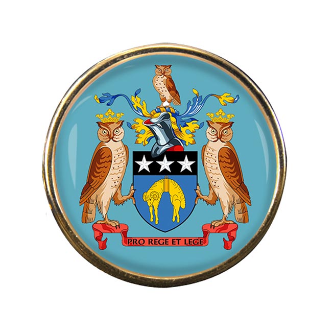 Leeds (England) Round Pin Badge