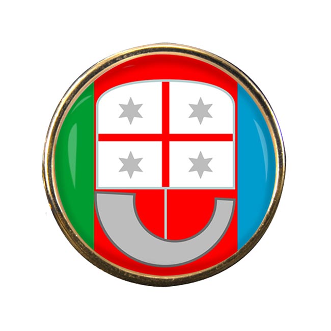 Liguria (Italy) Round Pin Badge
