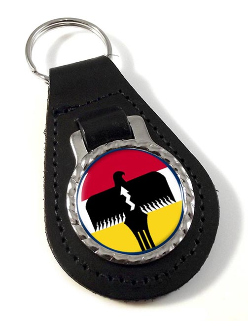 Lipan Apache Nation (Tribe) Leather Key Fob
