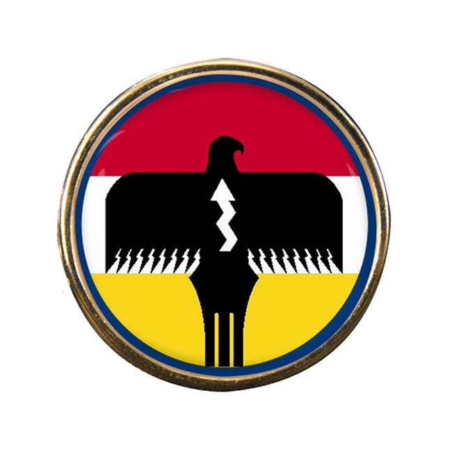 Lipan Apache Nation (Tribe) Round Pin Badge