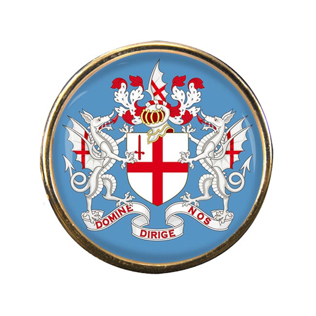 London (England) Round Pin Badge