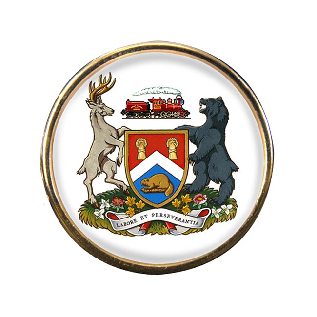 London (Canada) Round Pin Badge