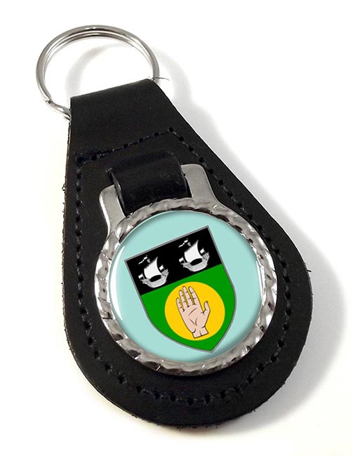 County Louth (Ireland) Leather Key Fob