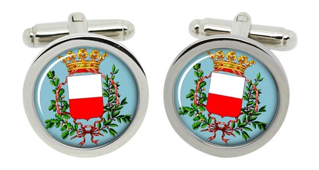 Lucca (Italy) Cufflinks in Chrome Box