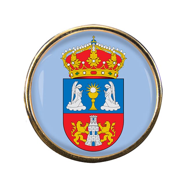 Lugo (Spain) Round Pin Badge