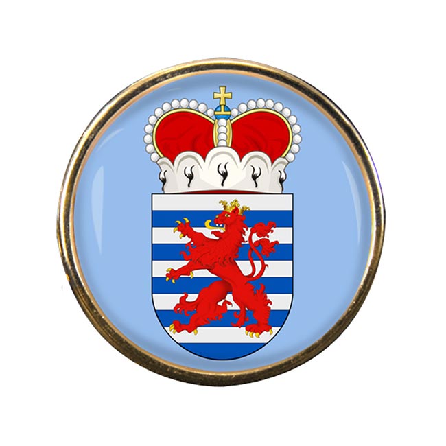 Luxembourg (Belgium) Round Pin Badge