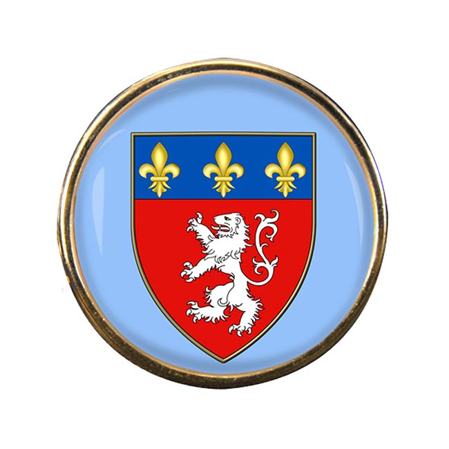 Lyon (France) Round Pin Badge