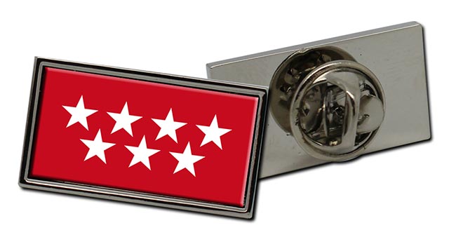 Madrid Comunidad (Spain) Flag Pin Badge