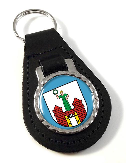Magdeburg (Germany) Leather Key Fob
