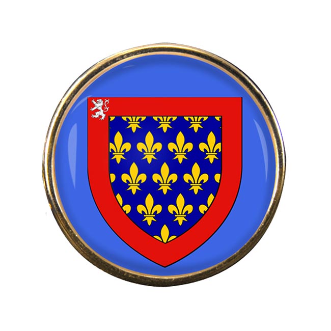 Maine (France) Round Pin Badge