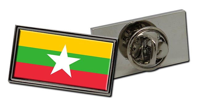 Burma Myanmar Flag Pin Badge