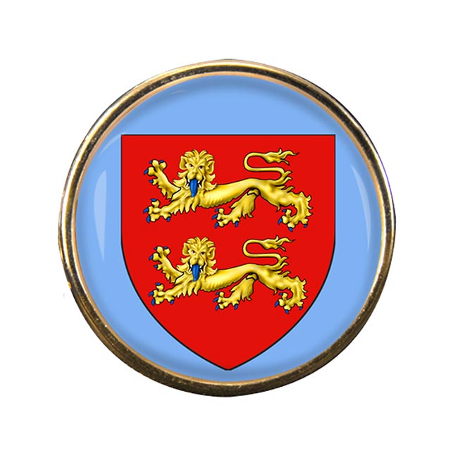 Normandie (France) Round Pin Badge