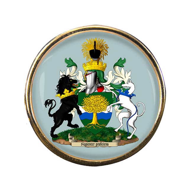 Nottinghamshire (England) Round Pin Badge