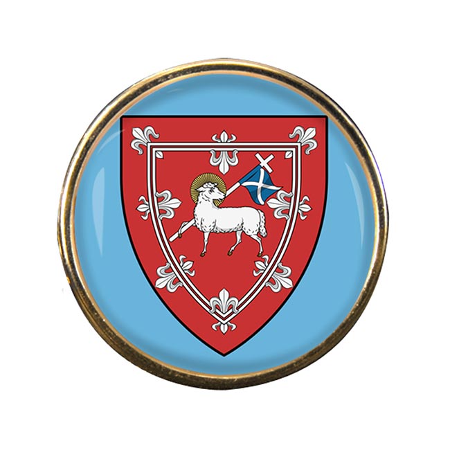 UK Gift Shop Perth (Scotland) Round Pin Badge