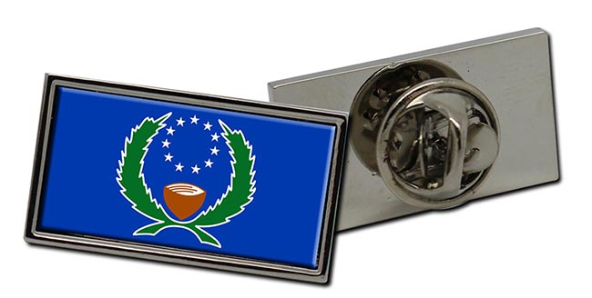 Pohnpei (Micronesia) Flag Pin Badge