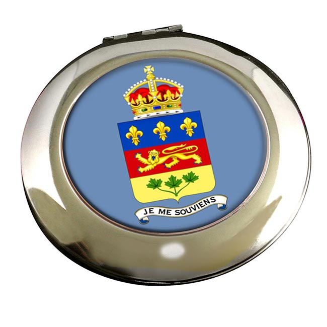 Quebec Province (Canada) Round Mirror