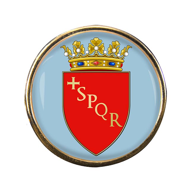 Roma (Italy) Round Pin Badge