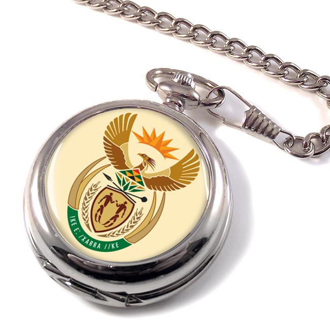 South African Crest Pocket Watch