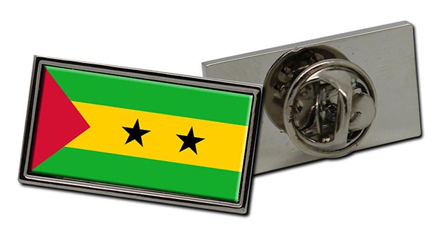 Sao Tome e Principe Flag Pin Badge