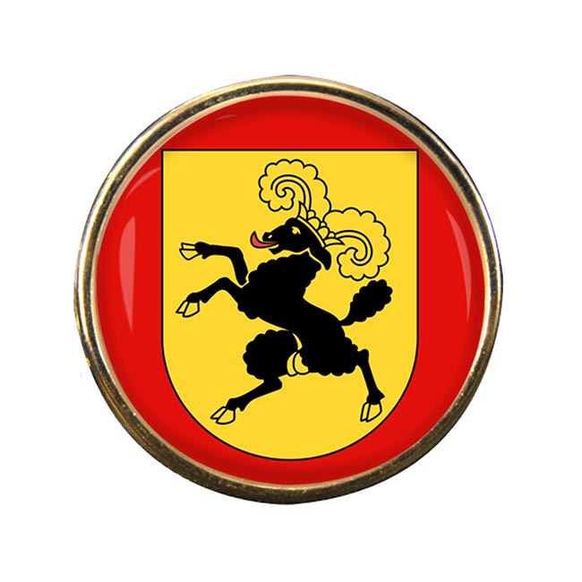 Schaffhausen (Switzerland) Round Pin Badge