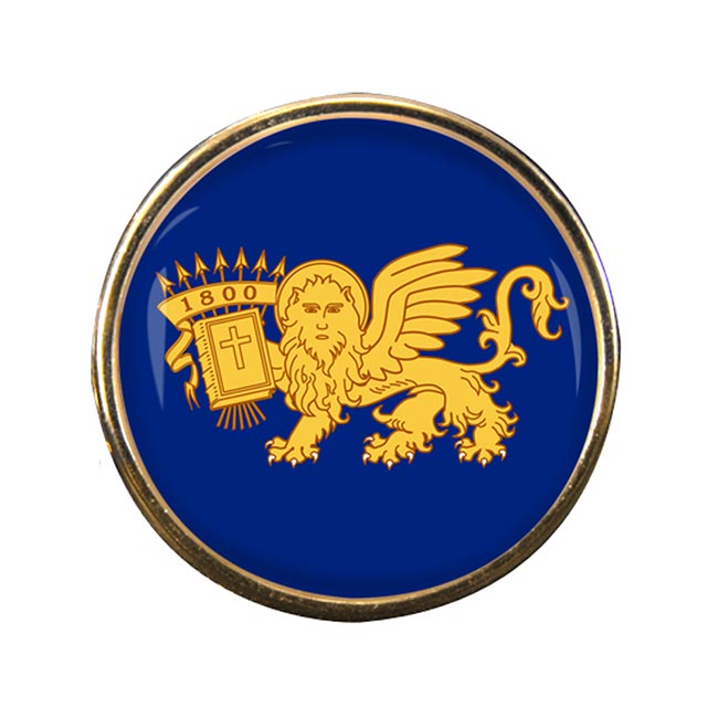 Septinsular Republic (Greece) Round Pin Badge
