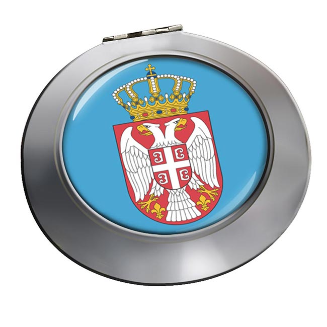 Coat of Arms  (Serbia) Round Mirror