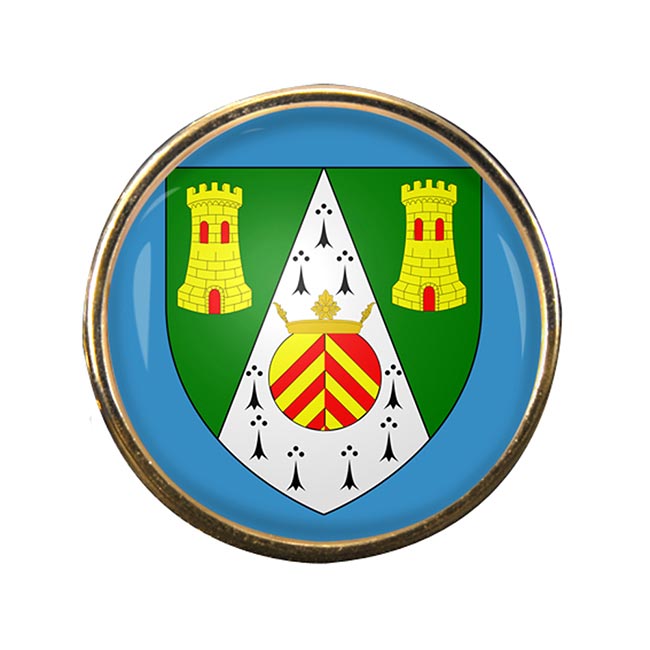 South Glamorgan Round Pin Badge