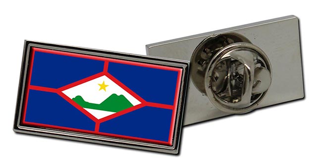 Sint Eustatius (Netherlands) Flag Pin Badge
