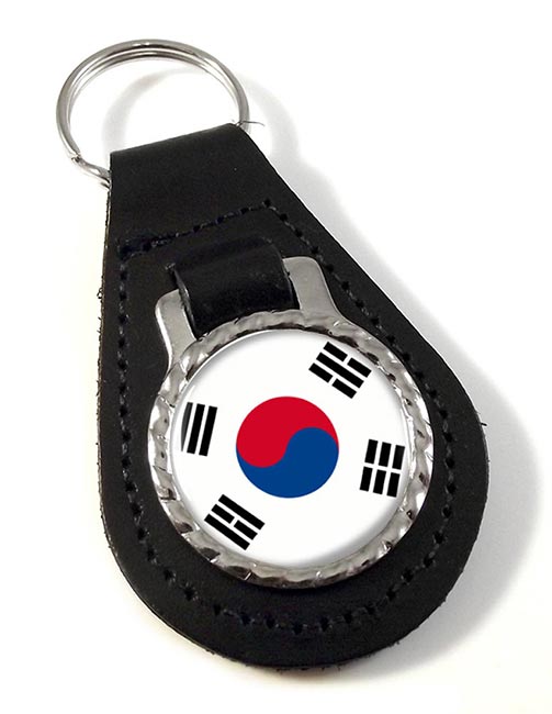 South Korea Leather Key Fob