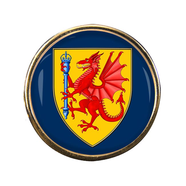 Somerset (England) Round Pin Badge