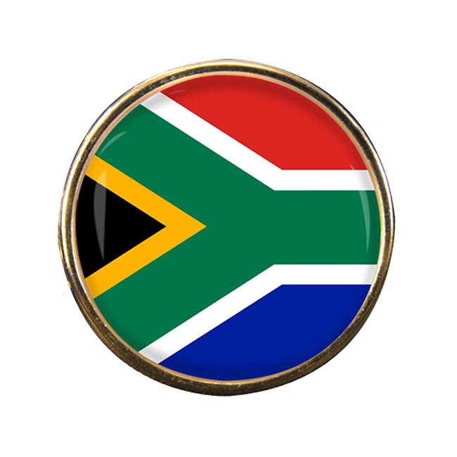 South Africa Round Pin Badge