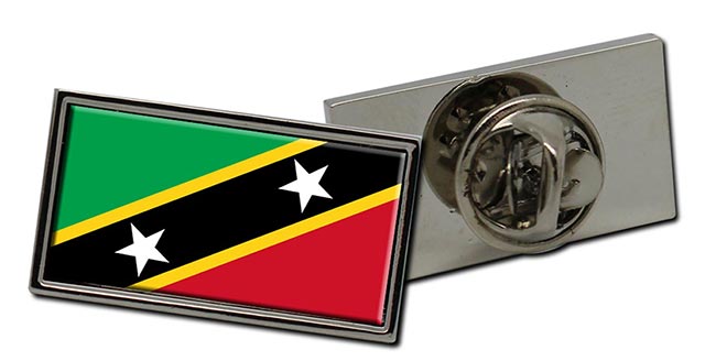 Saint Kitts and Nevis Flag Pin Badge