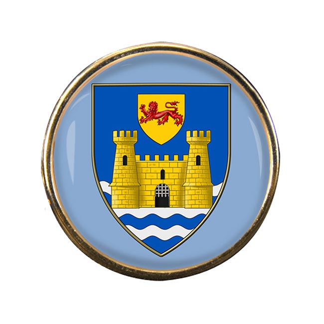 Swansea Round Pin Badge