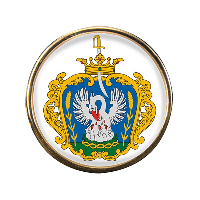 Szolnok Round Pin Badge