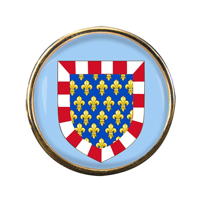 Touraine (France) Round Pin Badge