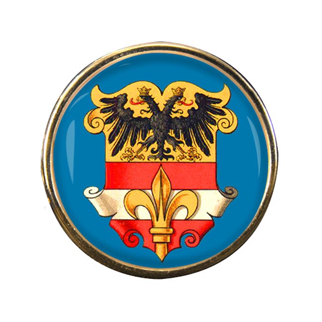 Libera Citta imperiale di Trieste (Italy) Round Pin Badge