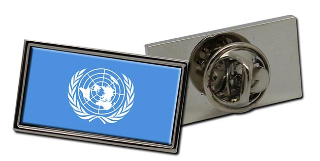 United Nations Flag Pin Badge