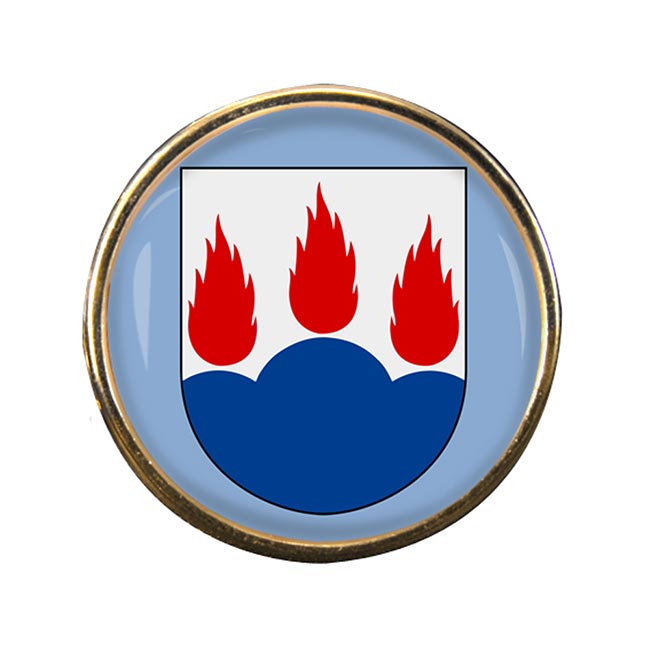 Vastmanland (Sweden) Round Pin Badge
