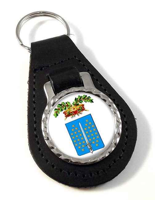 Vercelli (Italy) Leather Key Fob