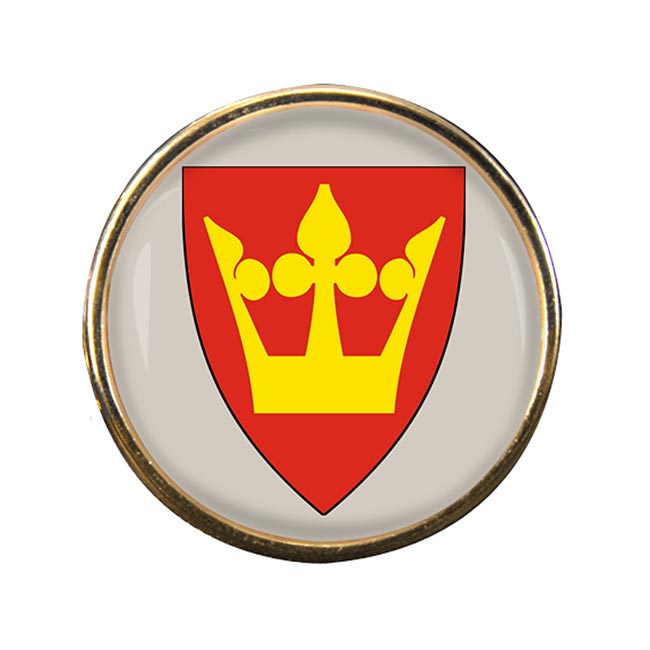 Vestfold (Norway) Round Pin Badge