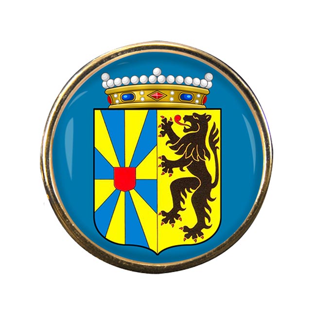 West-Vlaanderen (Belgium) Round Pin Badge
