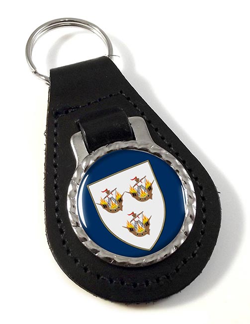 Wexford Town (Ireland) Leather Key Fob